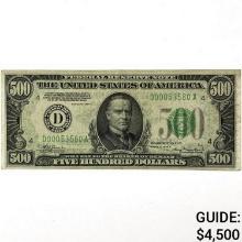 1934 $500 Fed. Reverve Note