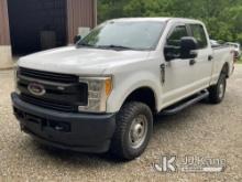 2017 Ford F250 4x4 Crew-Cab Pickup Truck Runs & Moves, Trailer Plug Issues