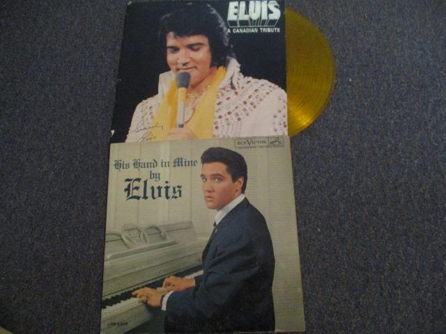 Elvis Presley Vinyl Record Albums and Newspapers