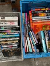 Assorted books & DVDs