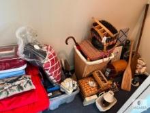 Large Lot of Decorative Items - Household, Nautical, Baskets