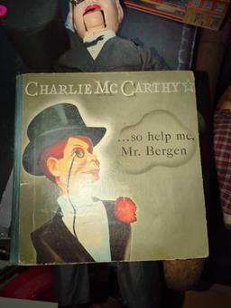 (LR) LOT OF 2 ITEMS TO INCLUDE, CHARLIE MCCARTHY ...SO HELP ME, MR. BERGEN BOOK, AND CHARLIE