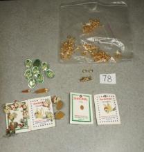 Vtg Tie Tack & Pin Lot