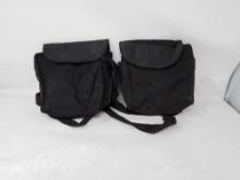 2 nylon binocular pouches