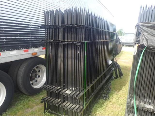 (24) 10' x 6' Ornamental Fence Panels & Post