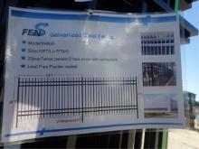 FEN20 Galvanized Steel Fence (20 Pieces)