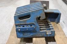 (8) Ford tractor weights, 22kg, 50 lbs. each