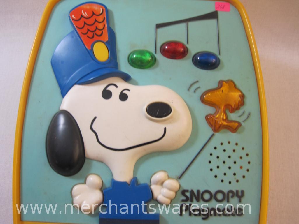 Snoopy Playmate Electronic Toy, tested and appears to work, see pictures, 2 lbs 11 oz