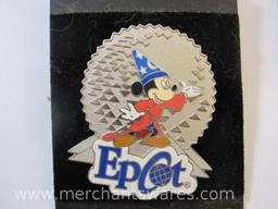 Disney Pins including Epcot, Fast Track, Fantasia and more, 6 oz