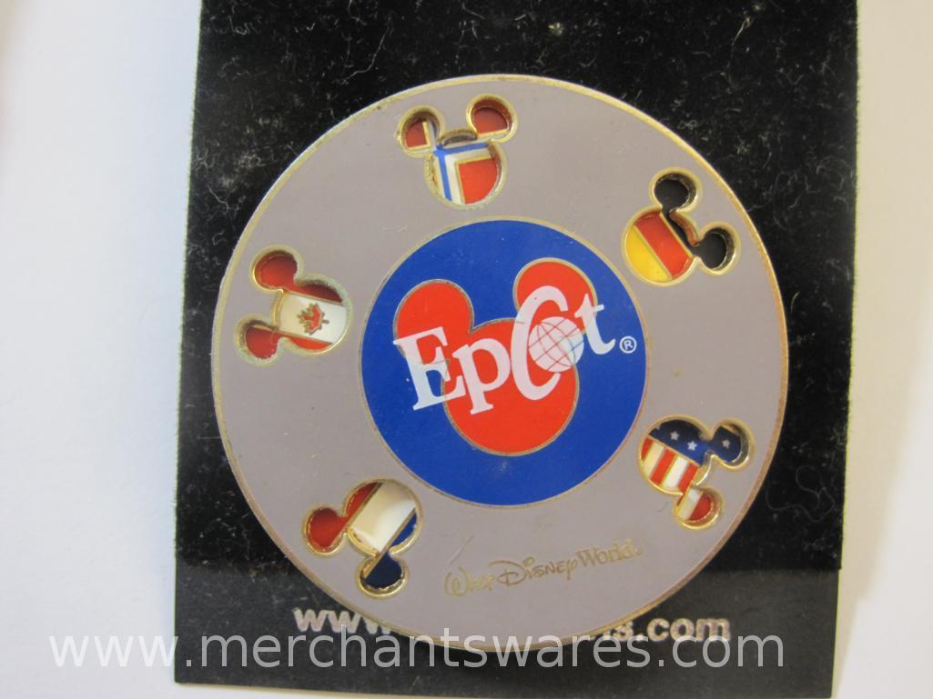 Disney Pins including Epcot, Fast Track, Fantasia and more, 6 oz