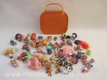 LOL Surprise Doll Case with Assorted Dolls and Accessories, see pictures for included pieces, 2 lbs