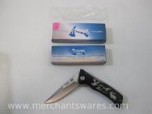 Tomahawk USA Custom Cutlery XL1359 Folding Knife, Locking Blade with Pocket Clip, New, 5 oz