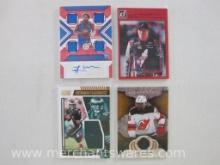 Four Trading Cards with Memorabilia Jersey Patch, 2022 Panini Score Football Carson Wentz No.FF3,