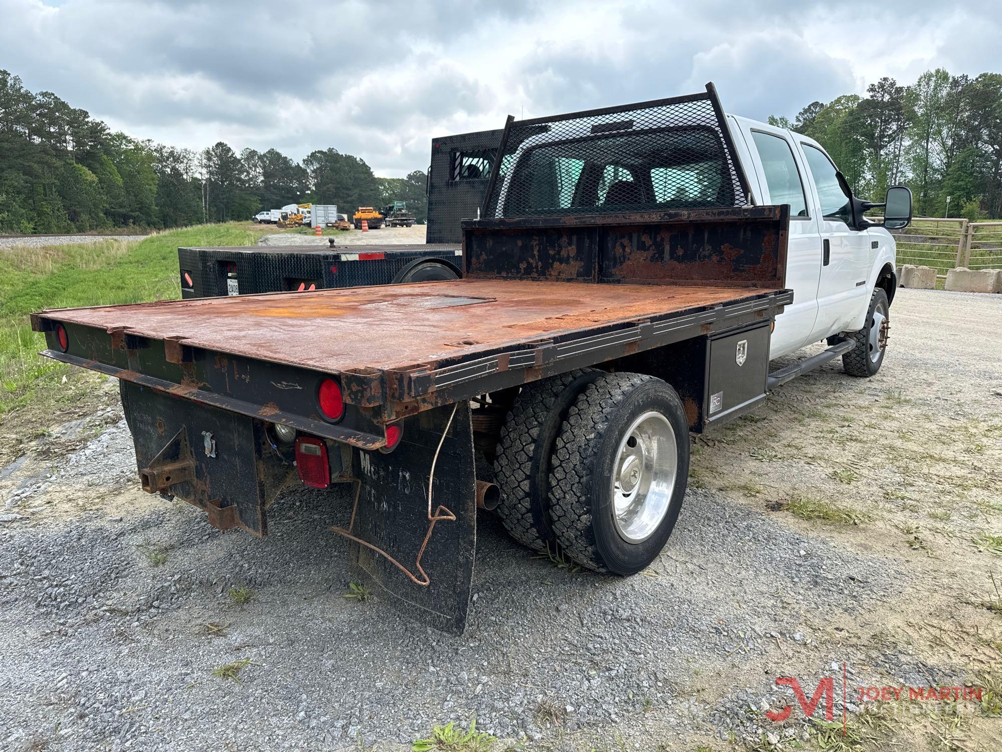 1999 FORD F450 XL SUPER DUTY FLATBED TRUCK