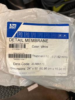 NEW Roll of JM Detail Membrane White 24" x 50'