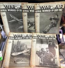 5 Copies War in the Air Magazine British #13-17 Dated 1936