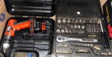 Black & Decker Drill- works and Craftsman Ratchet set