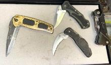 Lot of Pocket Knives- including Dickeys pocket tool and more