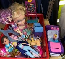 Lot of Dolls- Barbies, Disney, Polly Pocket etc and Accessories