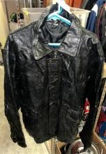 Vintage Leather Jacket Size XXXXL