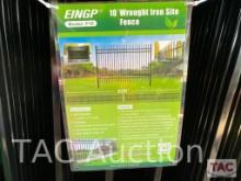 New...10ft Wrought Iron Site Fence