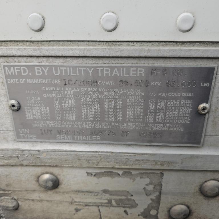 2010 Utility Dry Van trailer