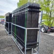 10ft x 7ft galvanized steel fence 20 panels