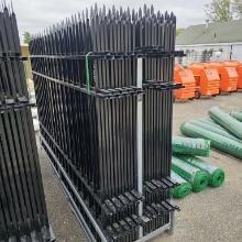 Diggit 10 Ft Wrought Iron Fence - 220 Feet Total