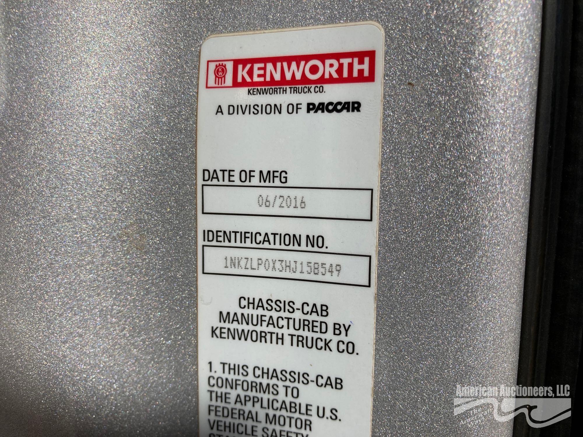2017 Kenworth T880 Truck