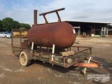 REVERSE FLOW SMOKER WITH S/A 12X6 TRAILER