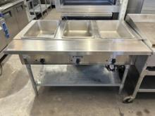 Adcraft 3 Well Electric Steam Table 48” W x 30” D x 34” H