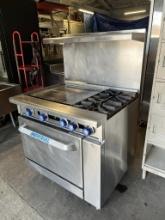 Imperial 24” Griddle, 2 Burner Gas Range & Oven Below