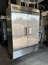 #1 True 2 Door Bottom Mount Reach In Freezer