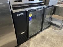 Everest 2 Glass Door Reach In Back Bar Cooler