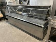 Henny Penny 96" Heated Slanted Glass Display Case 220v 1 PH.