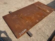 4FT X 8FT X 7/8IN CARBON STEEL PLATE