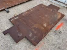 4FT X 6FT X 1IN CARBON STEEL PLATE