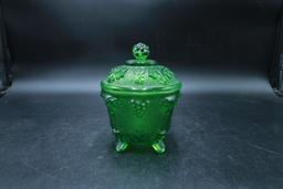 Green Grape Pattern Candy Bowl