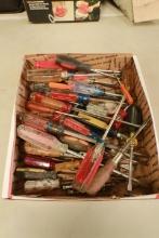 Box of Assorted Screwdrivers