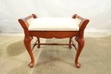 Bassett Cherry Vanity Stool