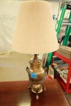 Brass Samovar Style Lamp