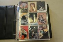 Binder Of Frazetta And Hilderbrandts Comic Image Cards