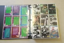 Binder Of Assorted Beatles Cards