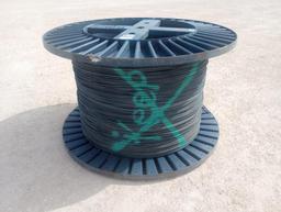(1) Reel of 5/16" 18,000 Ft Aprox Plastic Coated Greesless Wireline