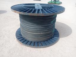 (1) Reel of 5/16" 18,000 Ft Aprox Plastic Coated Greesless Wireline