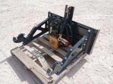 Unused Wolverine PHA-15-02C, 3 Point Hitch with PTO Drive (Skid Steer Attachment)