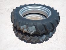 (2) Tractor Wheels/Tires 13.6-38