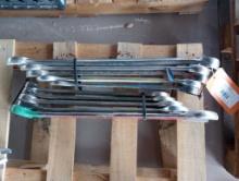 (10) Wrenches Various Sizes From 1 5/16" - 1 7/8"