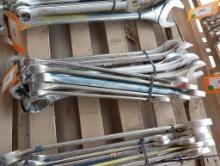 (10) Wrenches Various Sizes From 1 11/16" - 2 3/16"
