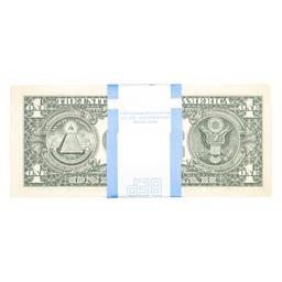 Pack of (100) Consecutive 2013 $1 Federal Reserve Notes San Francisco